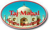 Logo Taj Mahal - Indische Spezialitäten Frechen